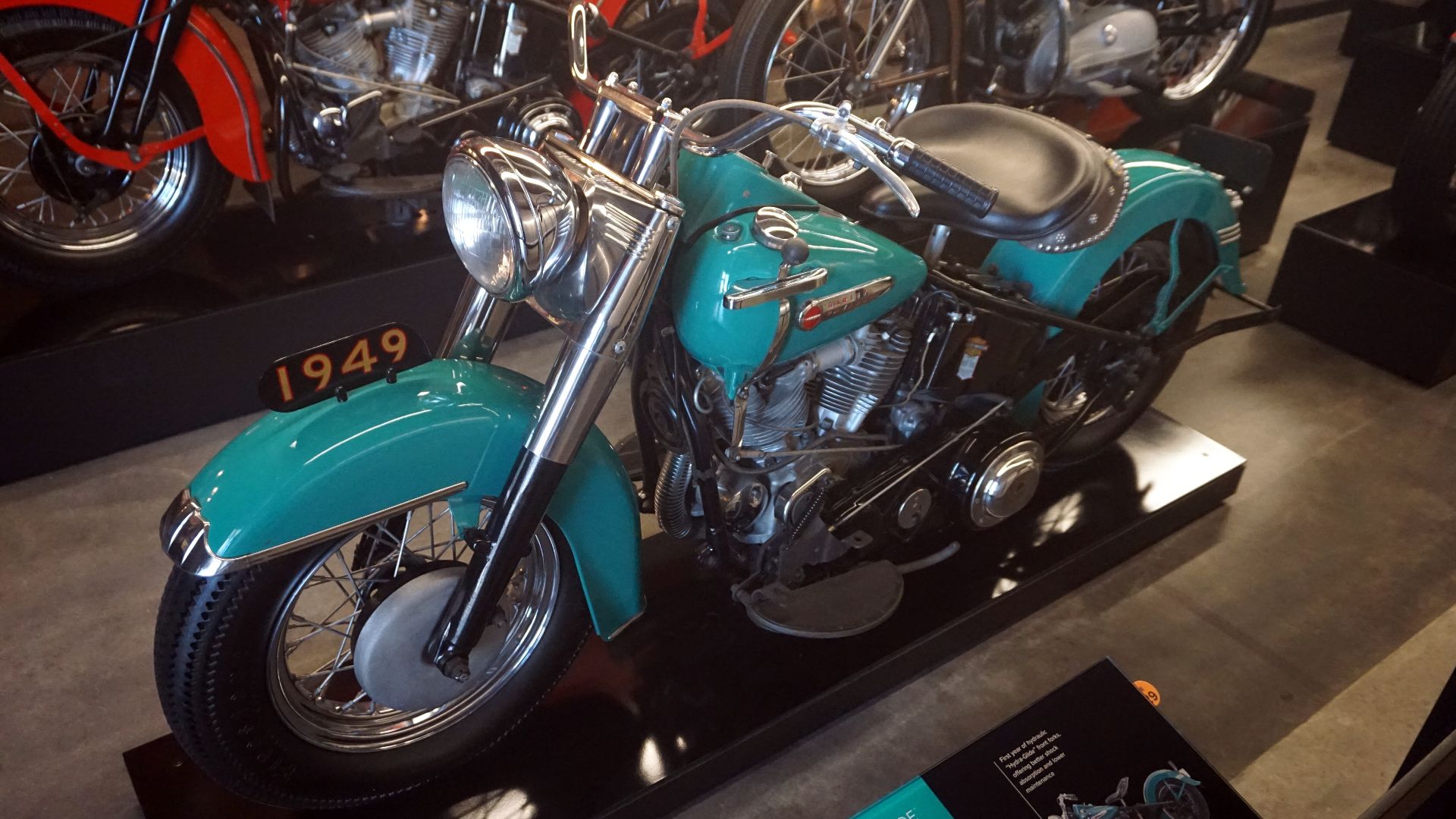 File:Harley-Davidson Museum April 2024 27 (1949 FL Hydra-Glide--OHV V-Twin).jpg