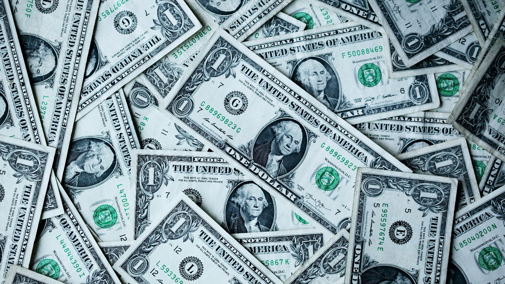 1 U.S.A dollar banknotes