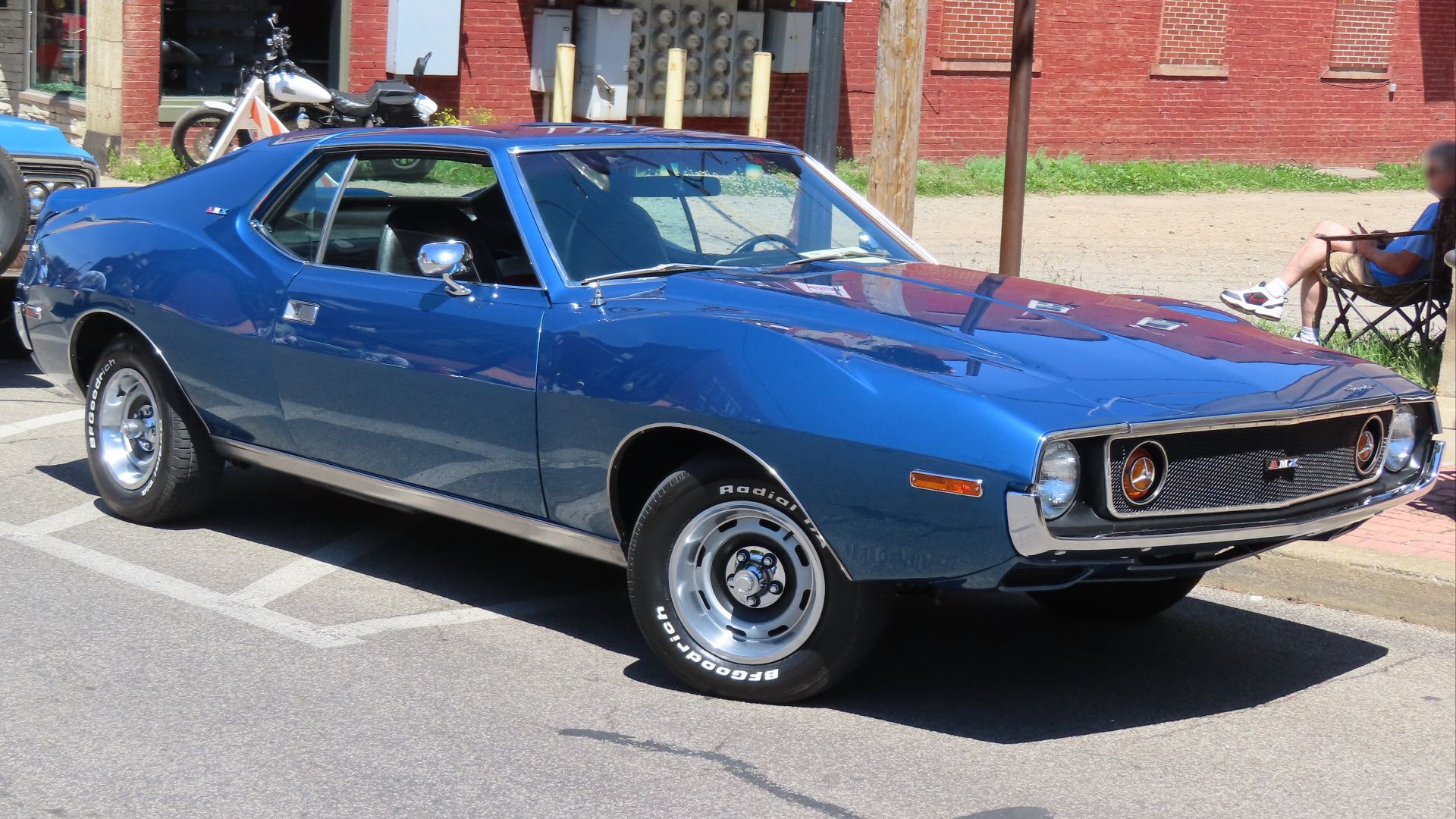 File:1972 AMC Javelin AMX, front right, 06-16-2024.jpg