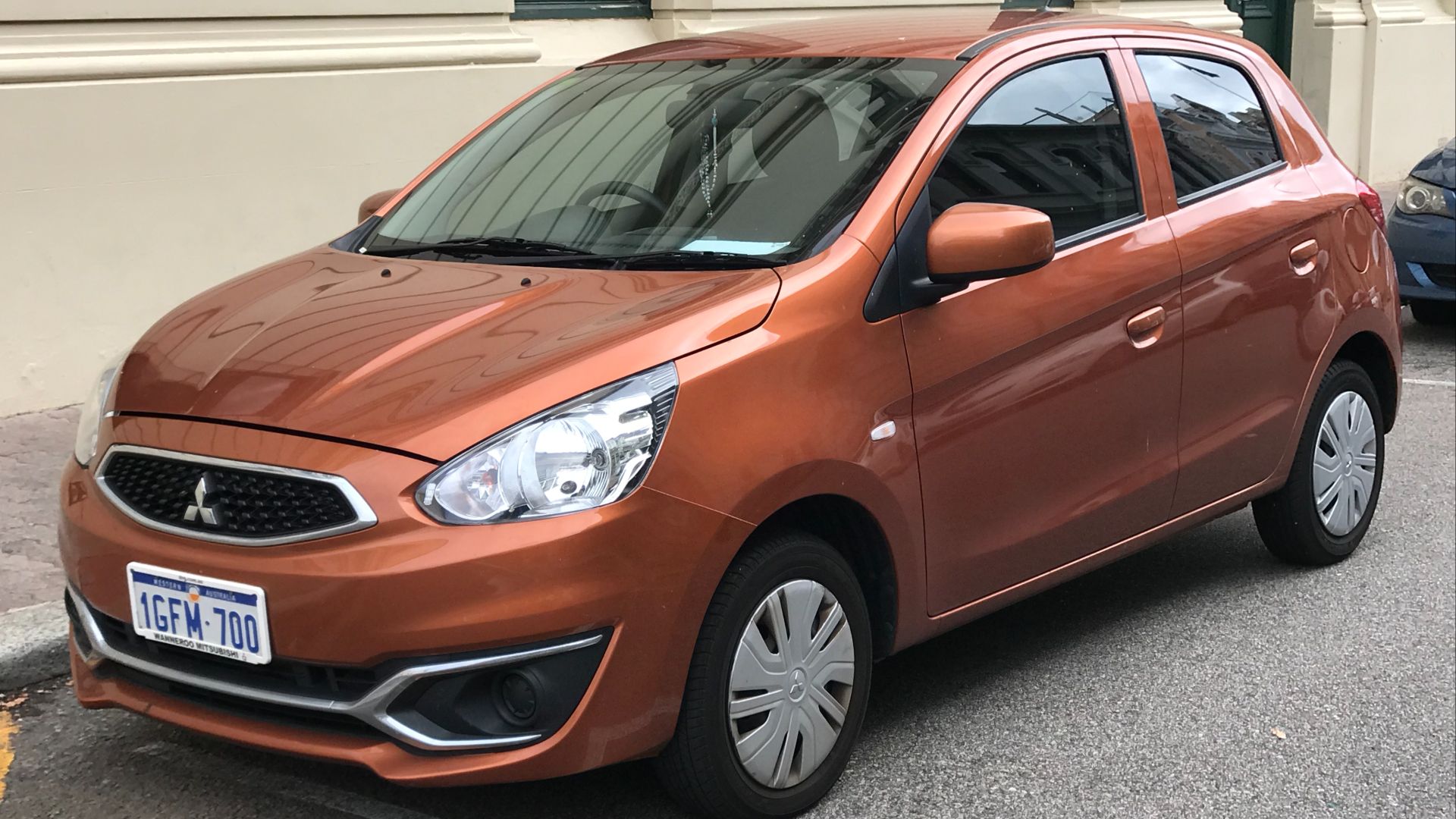 File:2017 Mitsubishi Mirage (LA MY17) ES hatchback (2018-04-24) 01.jpg