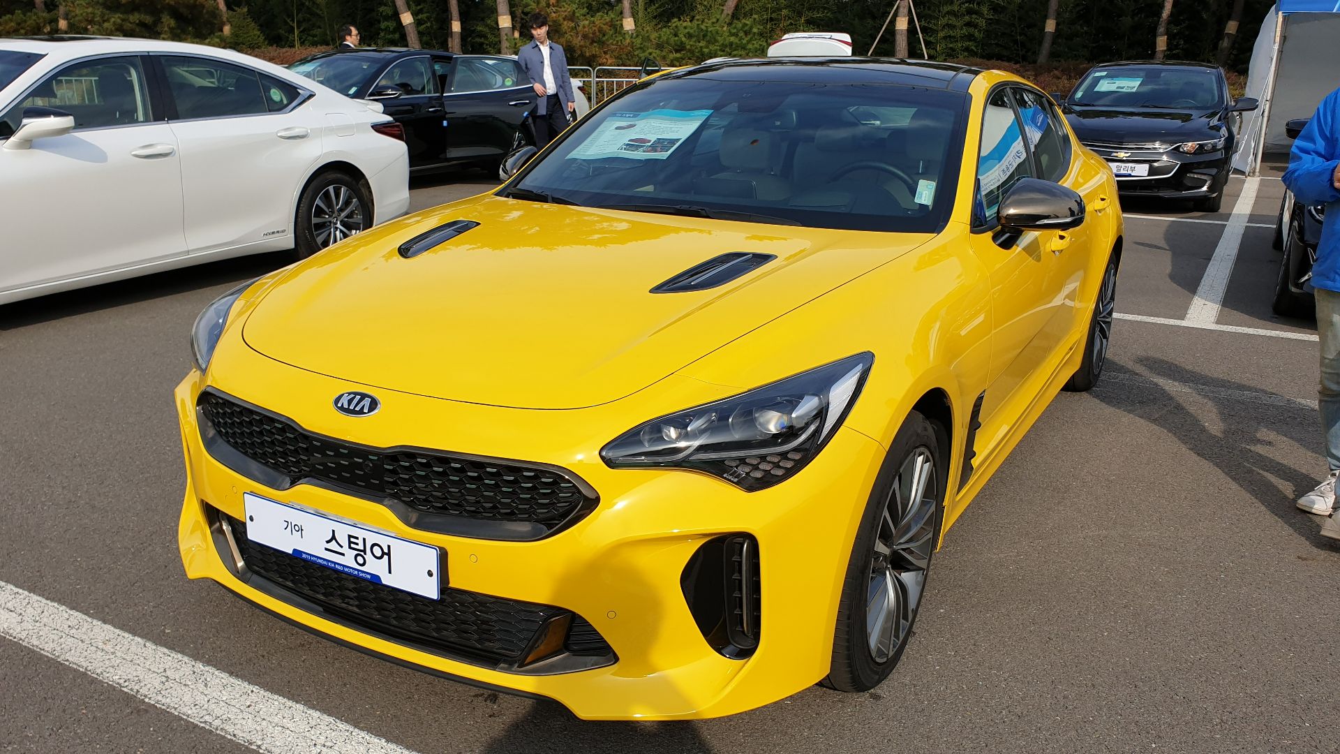 File:Kia Stinger GT in yellow 1.jpg
