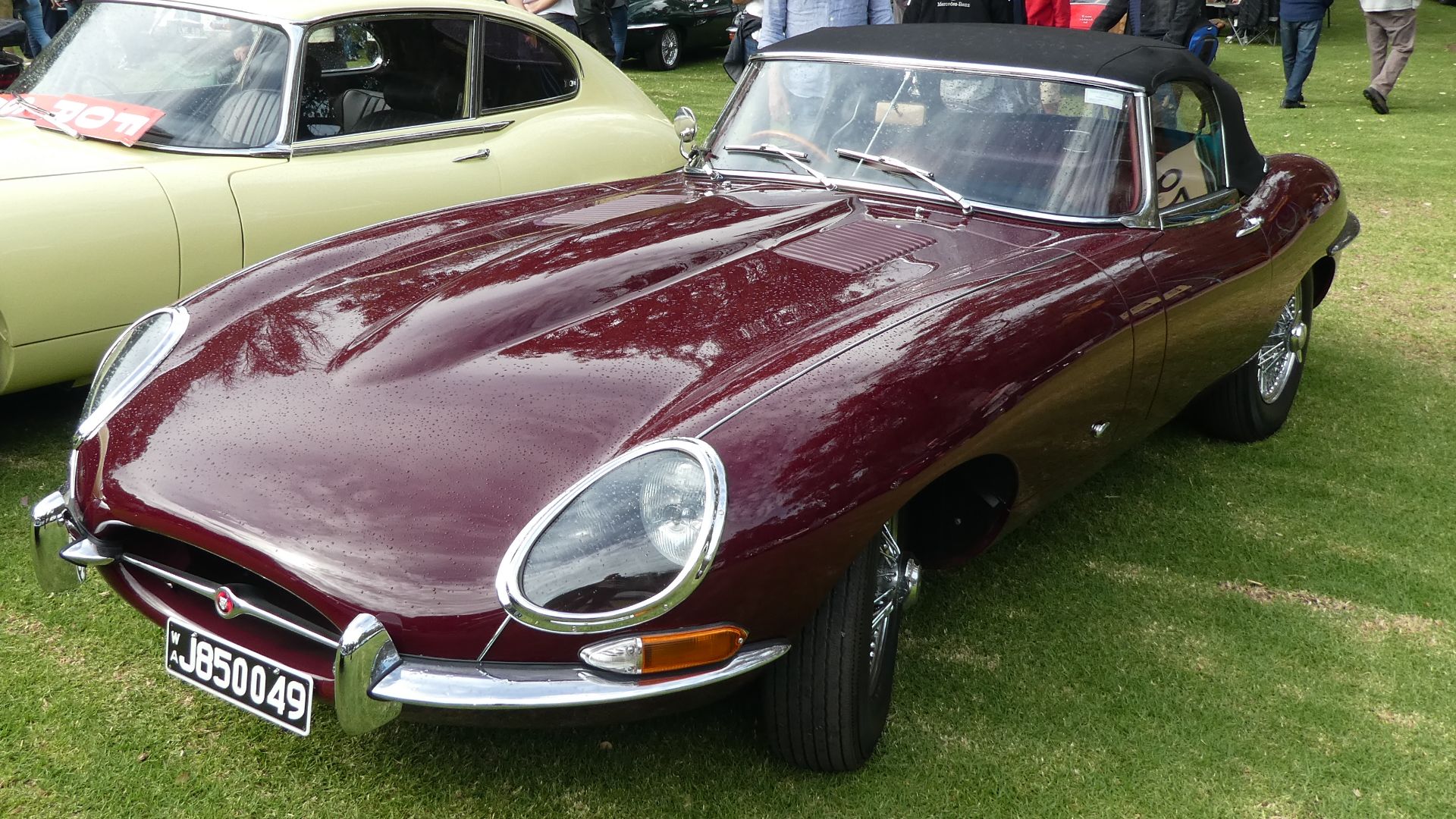 File:1961 Jaguar E-Type Roadster Series 1 J850049 @ Granville Park,Gingin.jpg