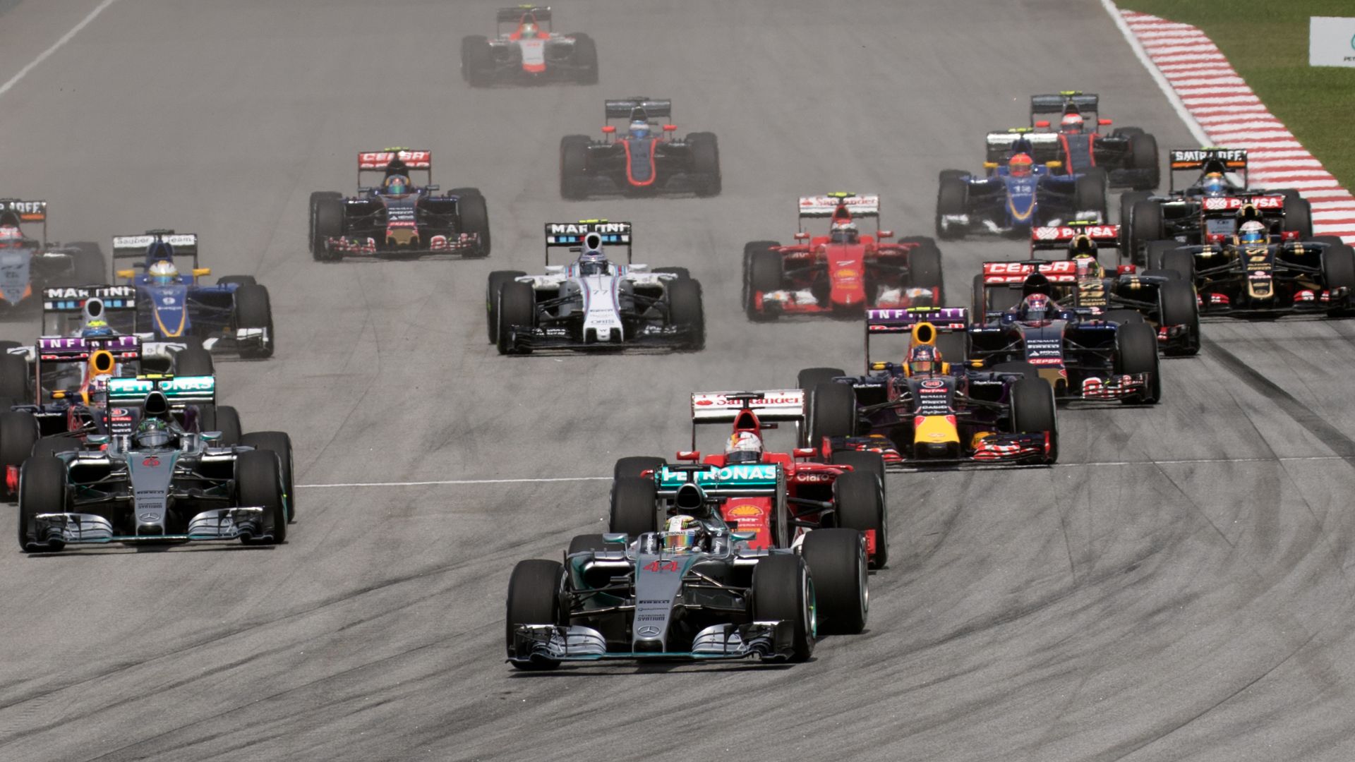 File:2015 Malaysian GP opening lap.jpg