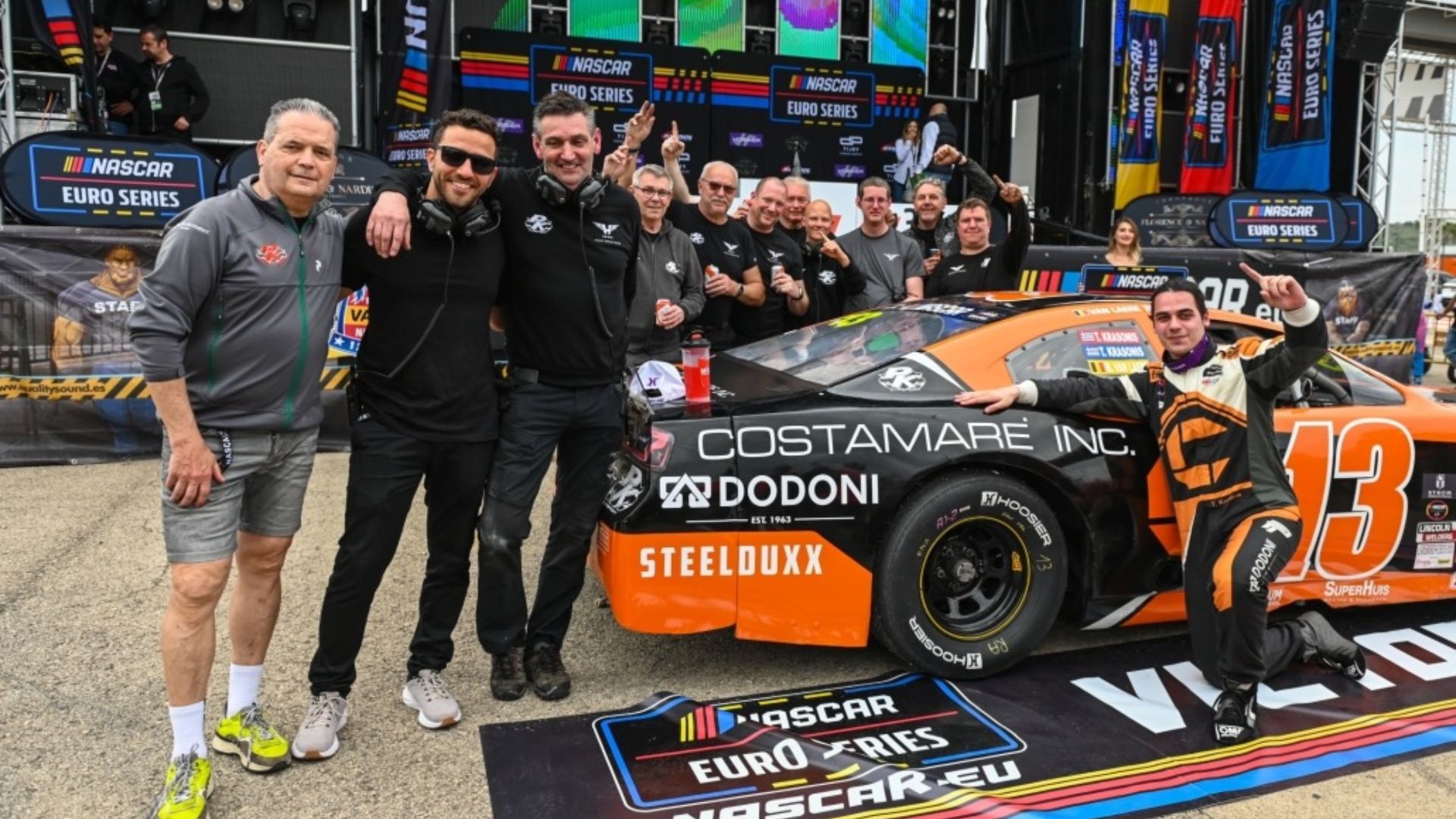 File:Krasonis celebrating first PRO win in EuroNASCAR.jpg