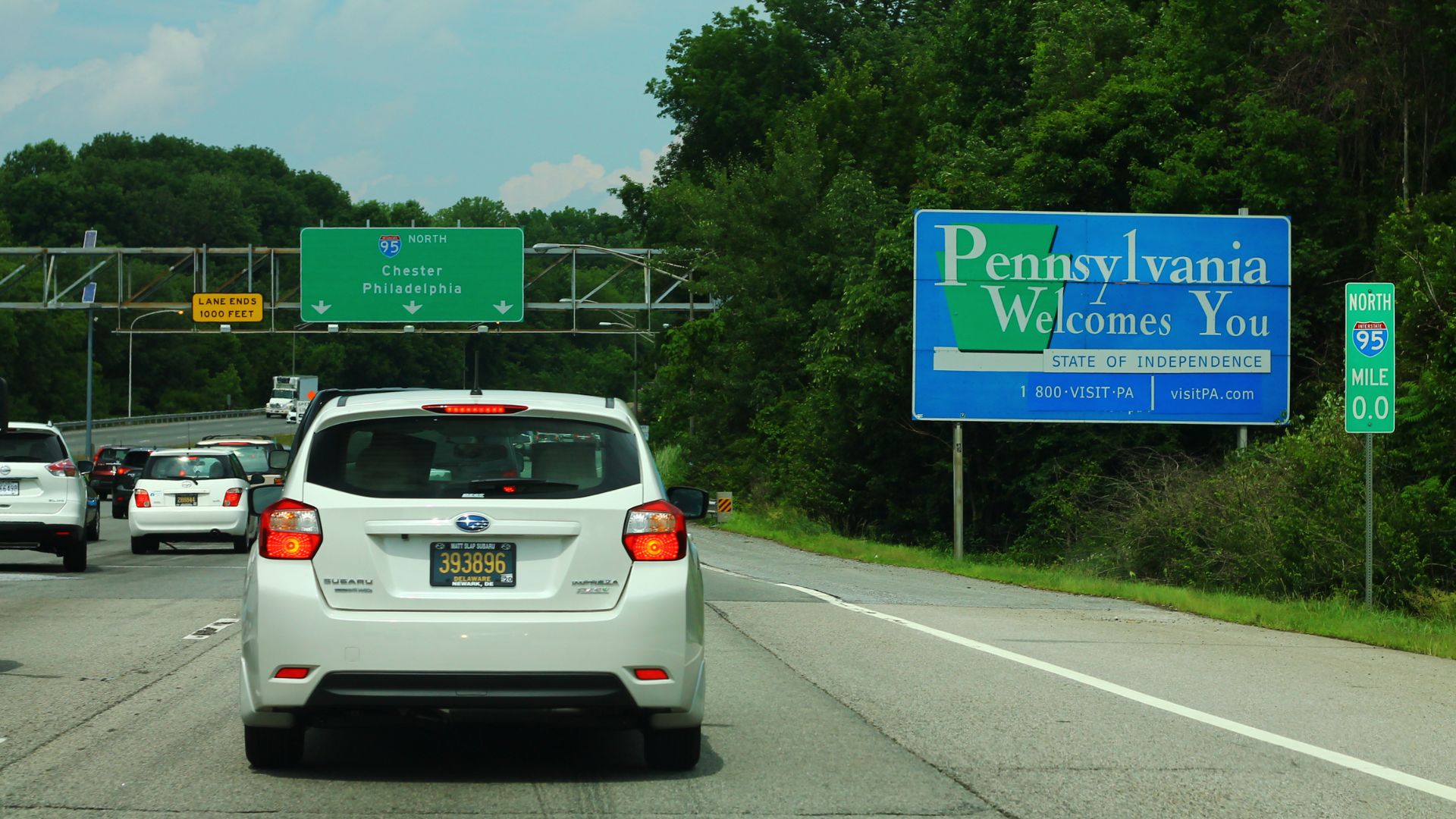 File:I-95 North - MM0 - Pennsylvania Welcome Sign (41944735090).jpg