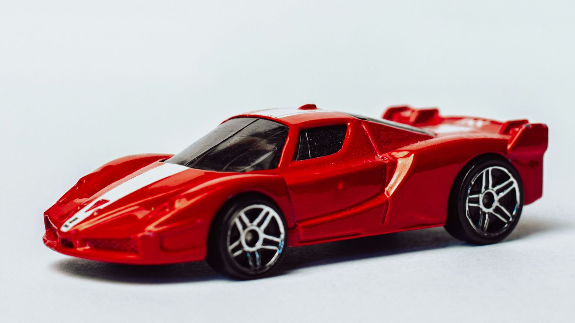 red ferrari 458 italia on white background