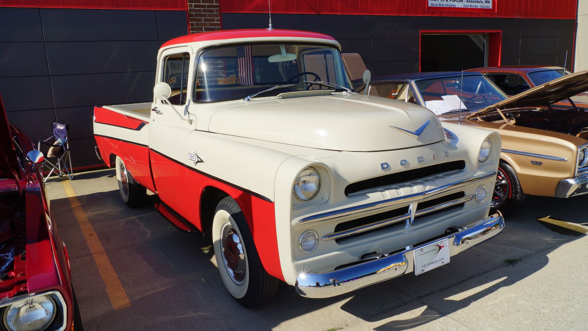 File:1957 Dodge 100 Sweptside Pickup; Annandale, Minnesota.jpg