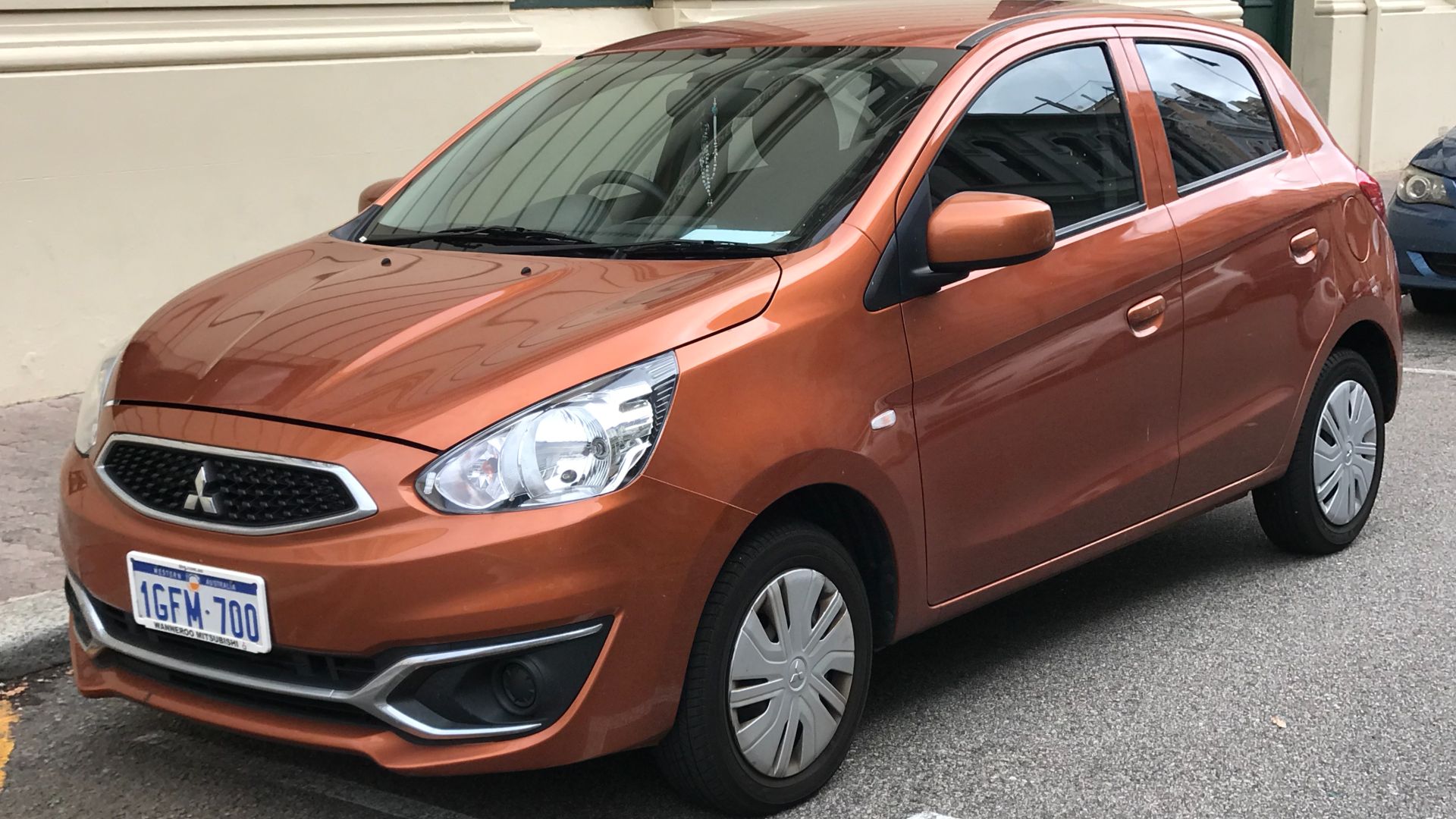 File:2017 Mitsubishi Mirage (LA MY17) ES hatchback (2018-04-24) 01.jpg