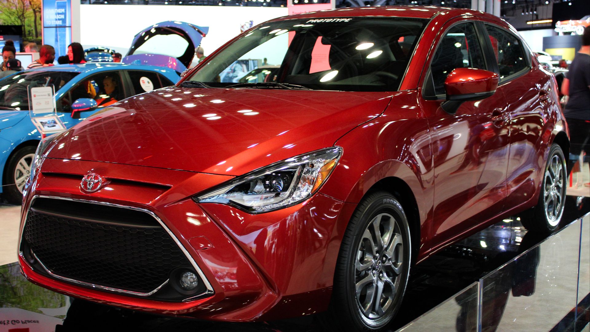 File:2020 Toyota Yaris XLE hatchback front NYIAS 2019.jpg