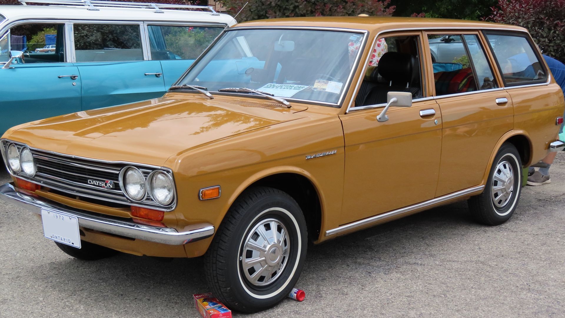 File:1972 Datsun 510 wagon, front left (ISWC meet, July 15, 2023).jpg