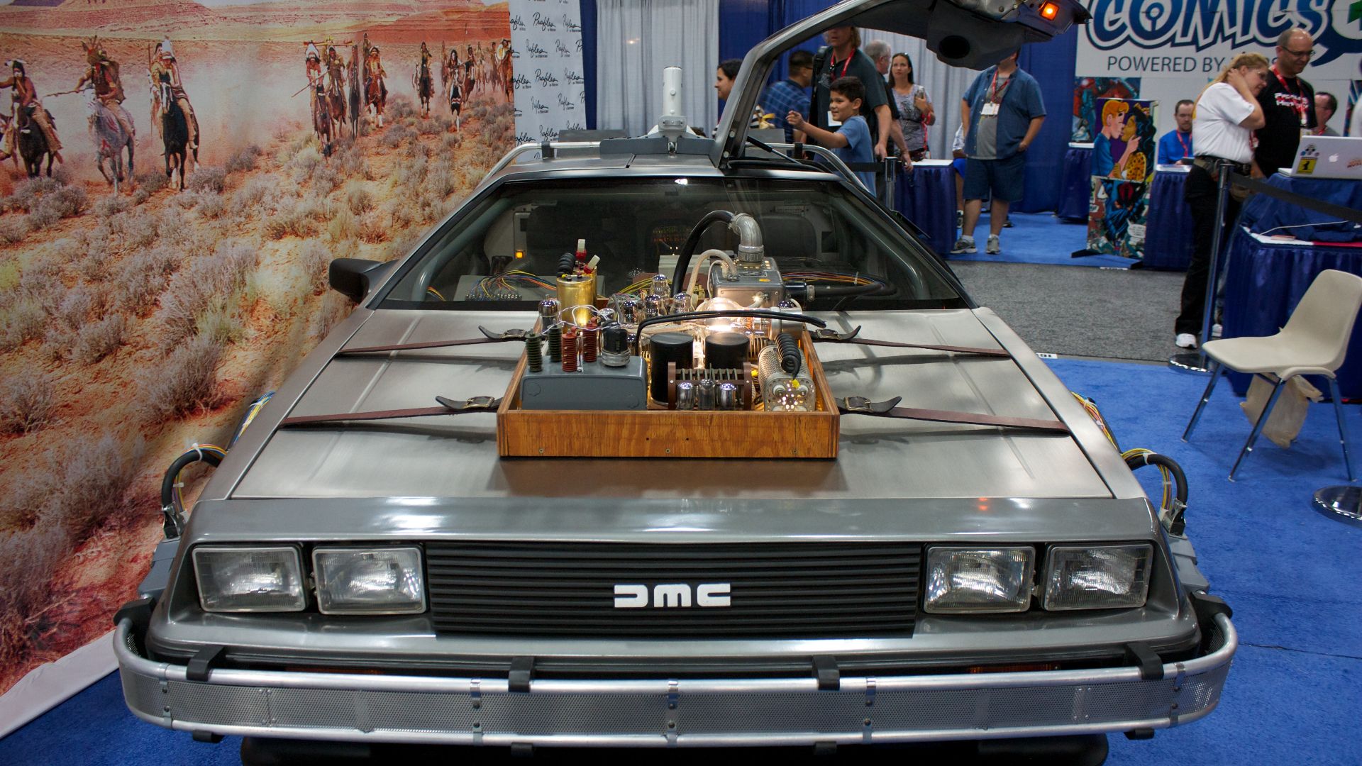 File:Back To the Future Part III DeLorean.jpg