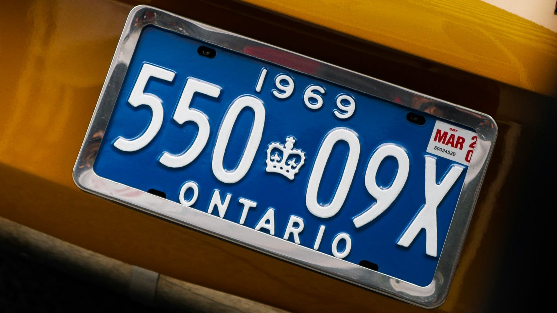 550 09X license plate