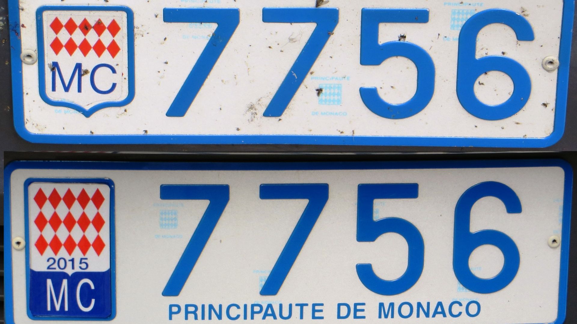 File:2015 Monaco front and rear plate.JPG
