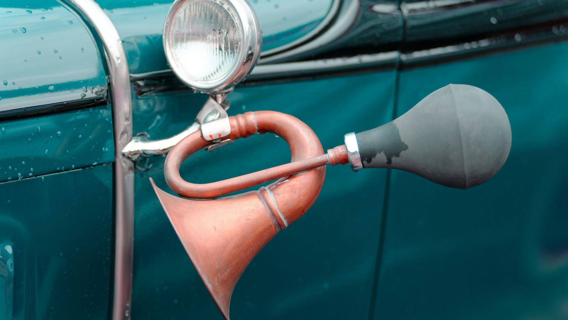 red and silver steel outdoor light