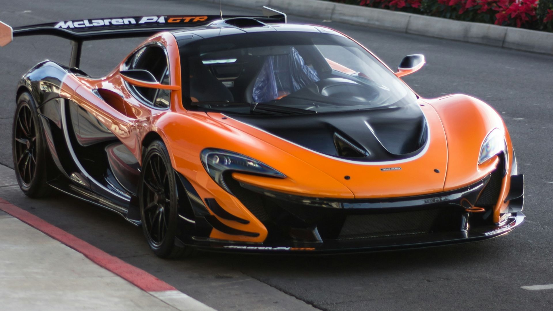 orange and black super car
