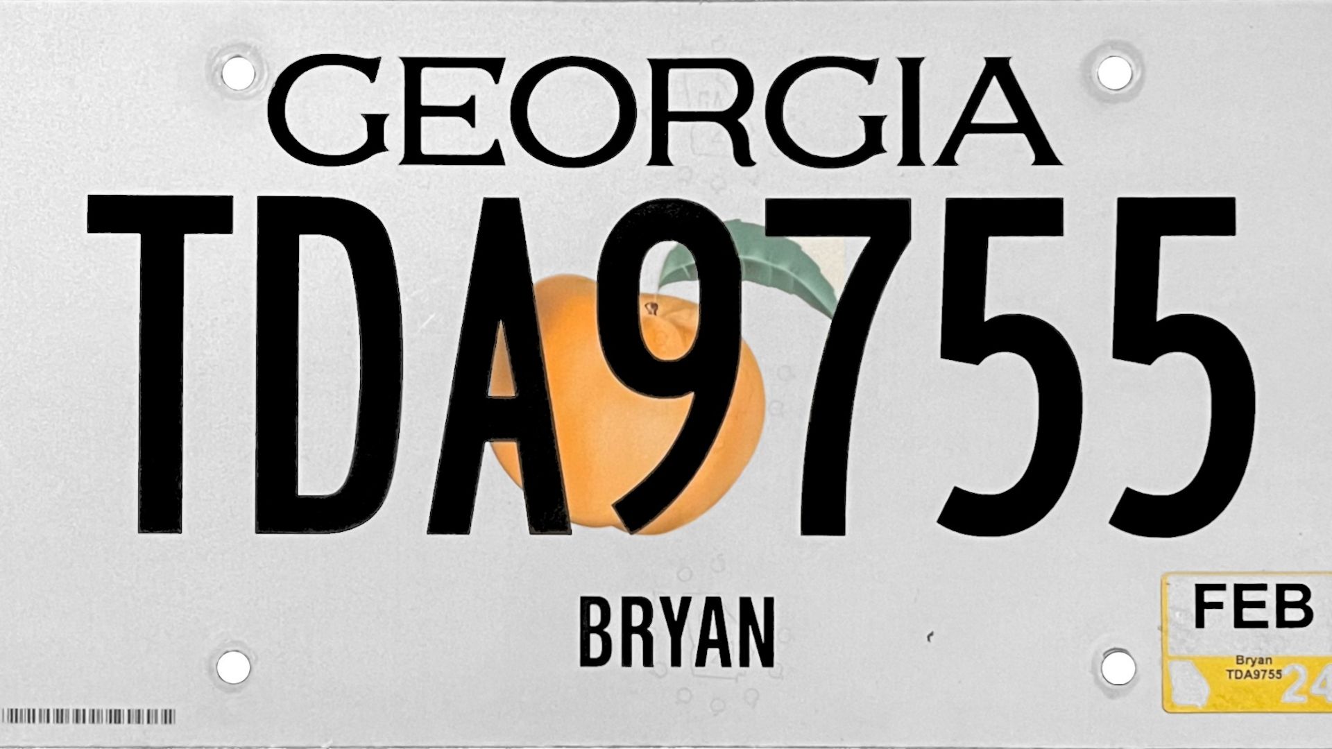 File:2024 Georgian license plate (TDA9755).jpg