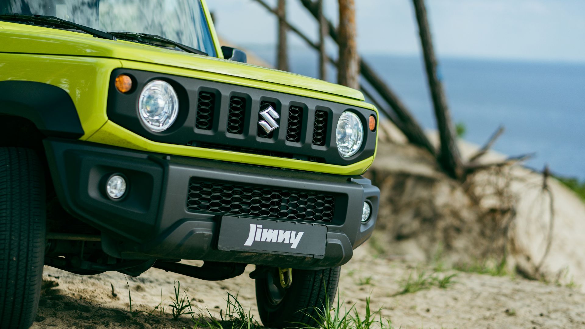 black and yellow jeep wrangler