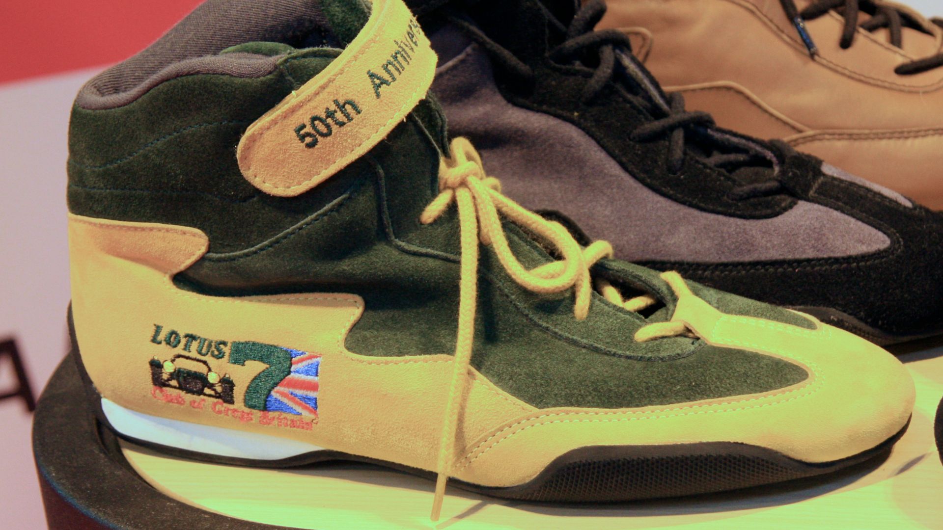 File:Lotus 7 50th Anniversary driving shoes (3191906971).jpg