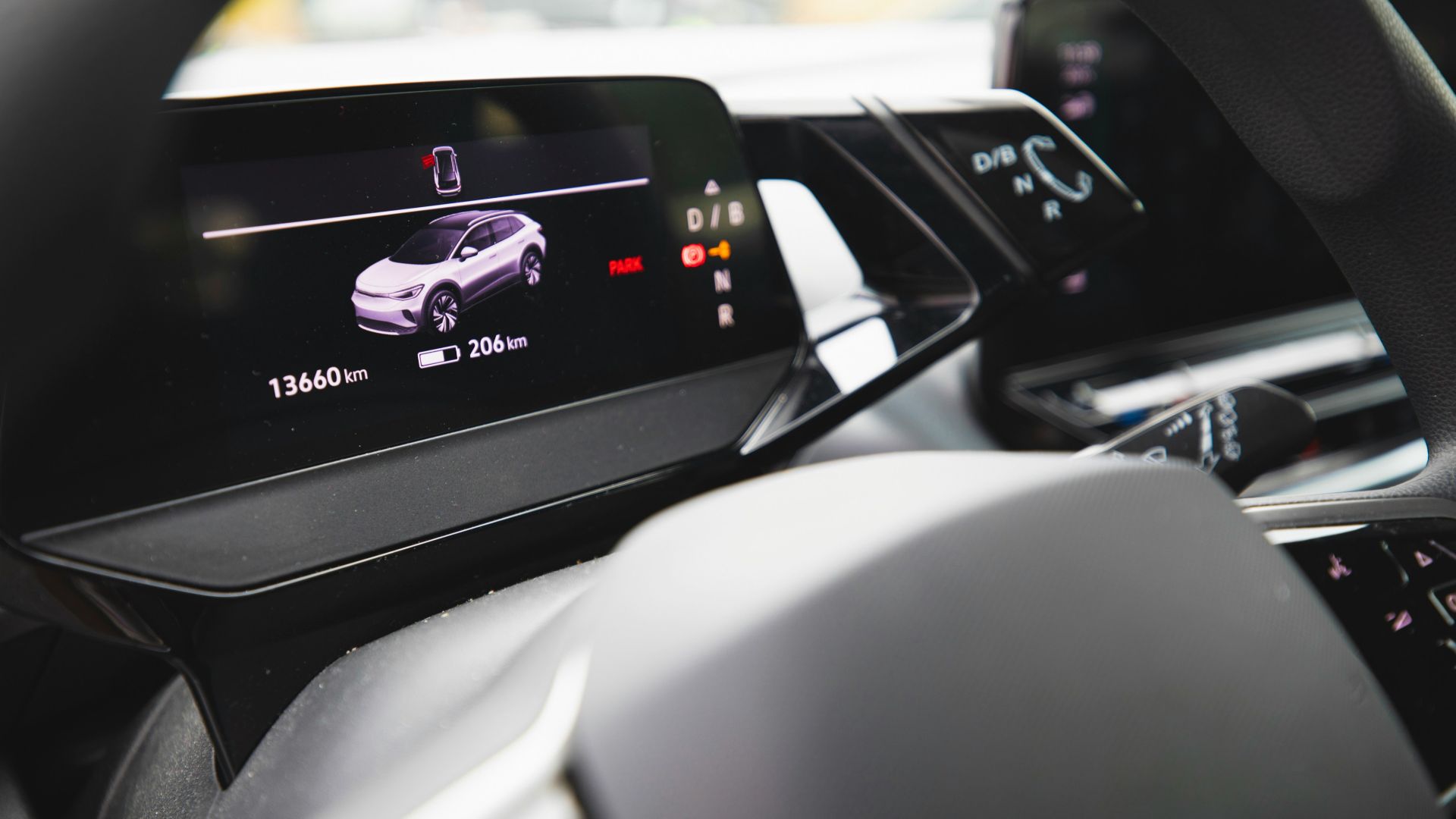 a car steering wheel