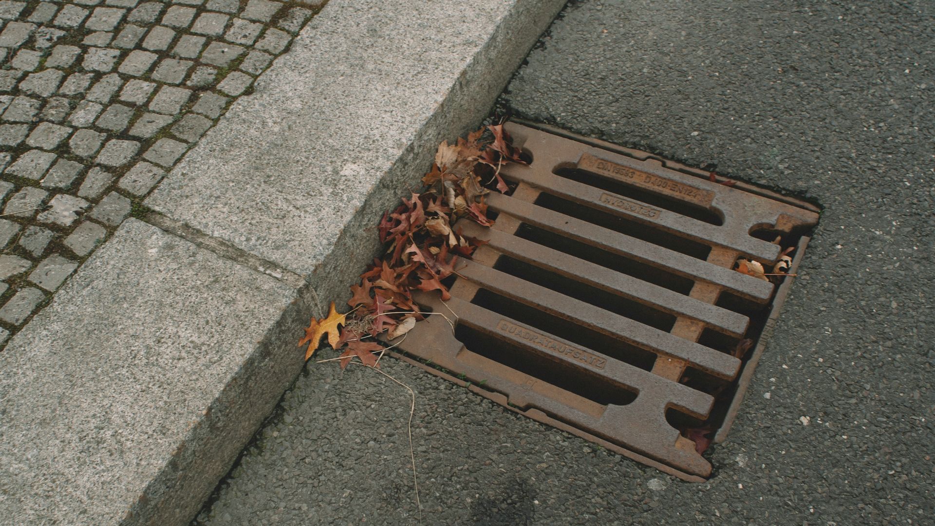 brown metal rectangular frame on gray concrete floor