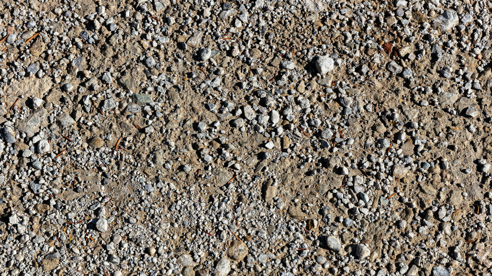 brown and gray stone fragments