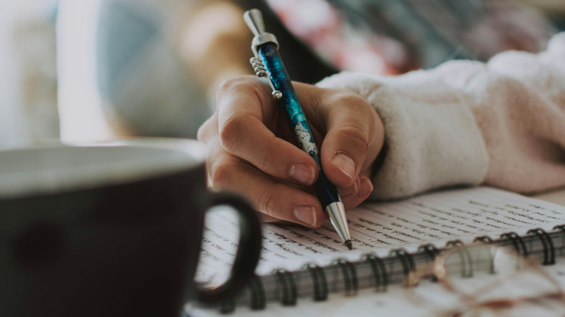 selective focus photography of pen