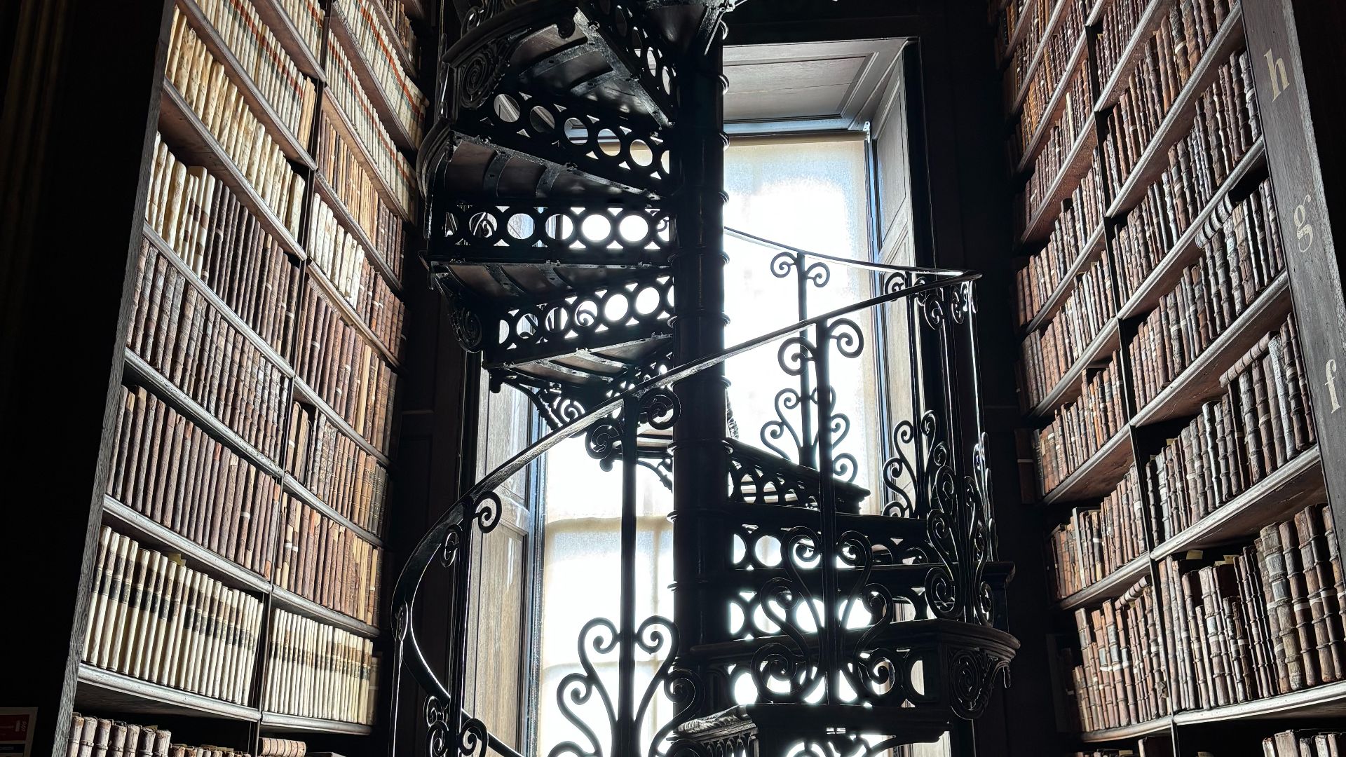 File:Stairs at Trinity College Dublin Library.jpg