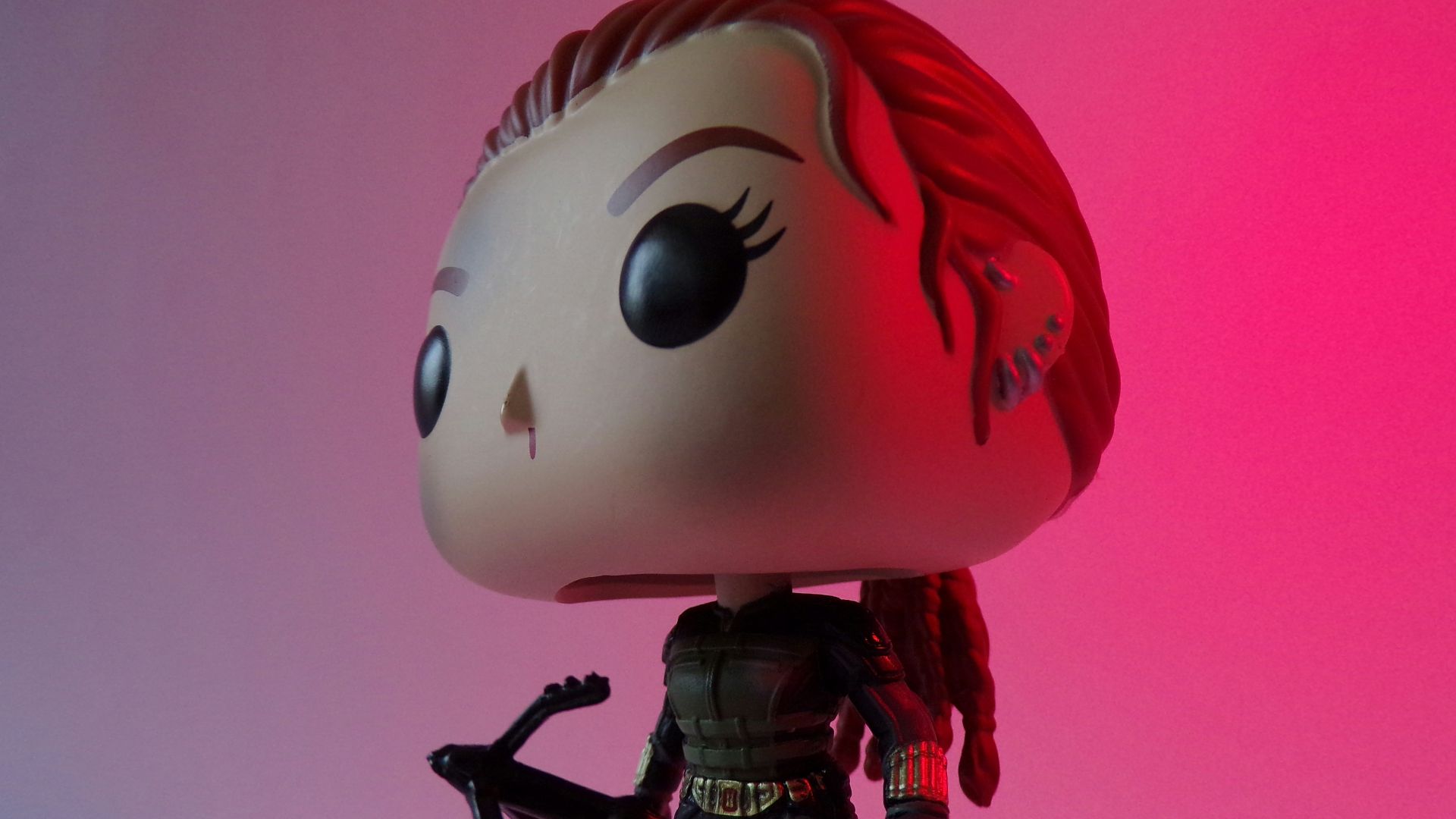 red and black cartoon character