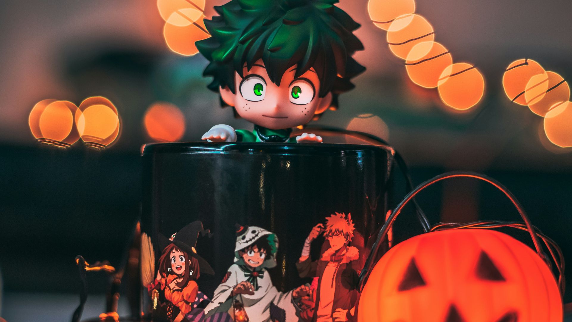 a cup with a cartoon character on it