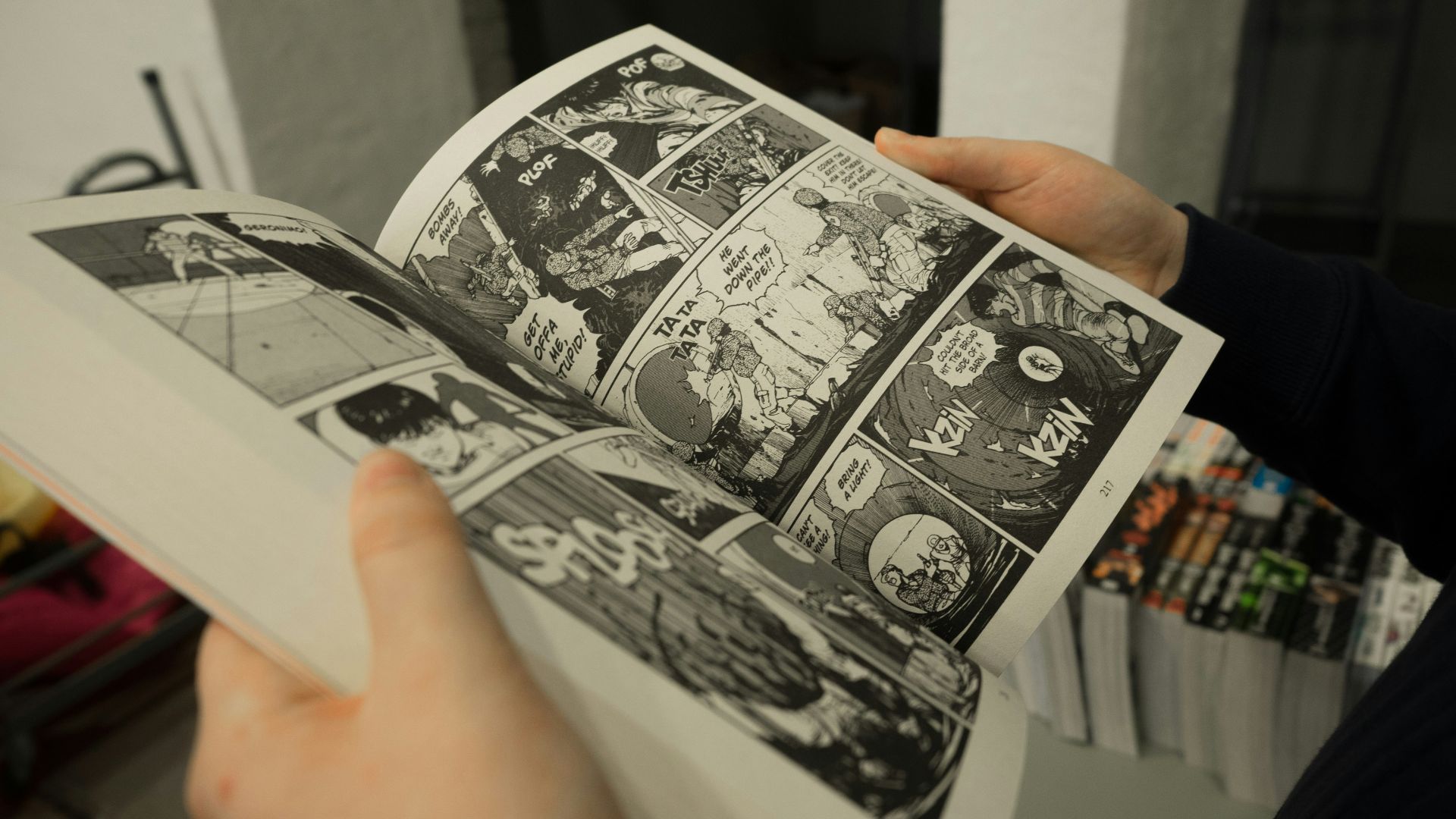 person holding opened book