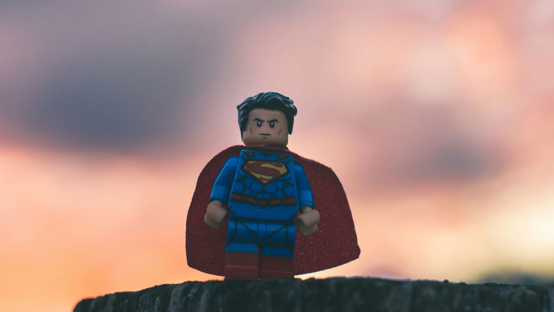 Funko Superman in shallow focus