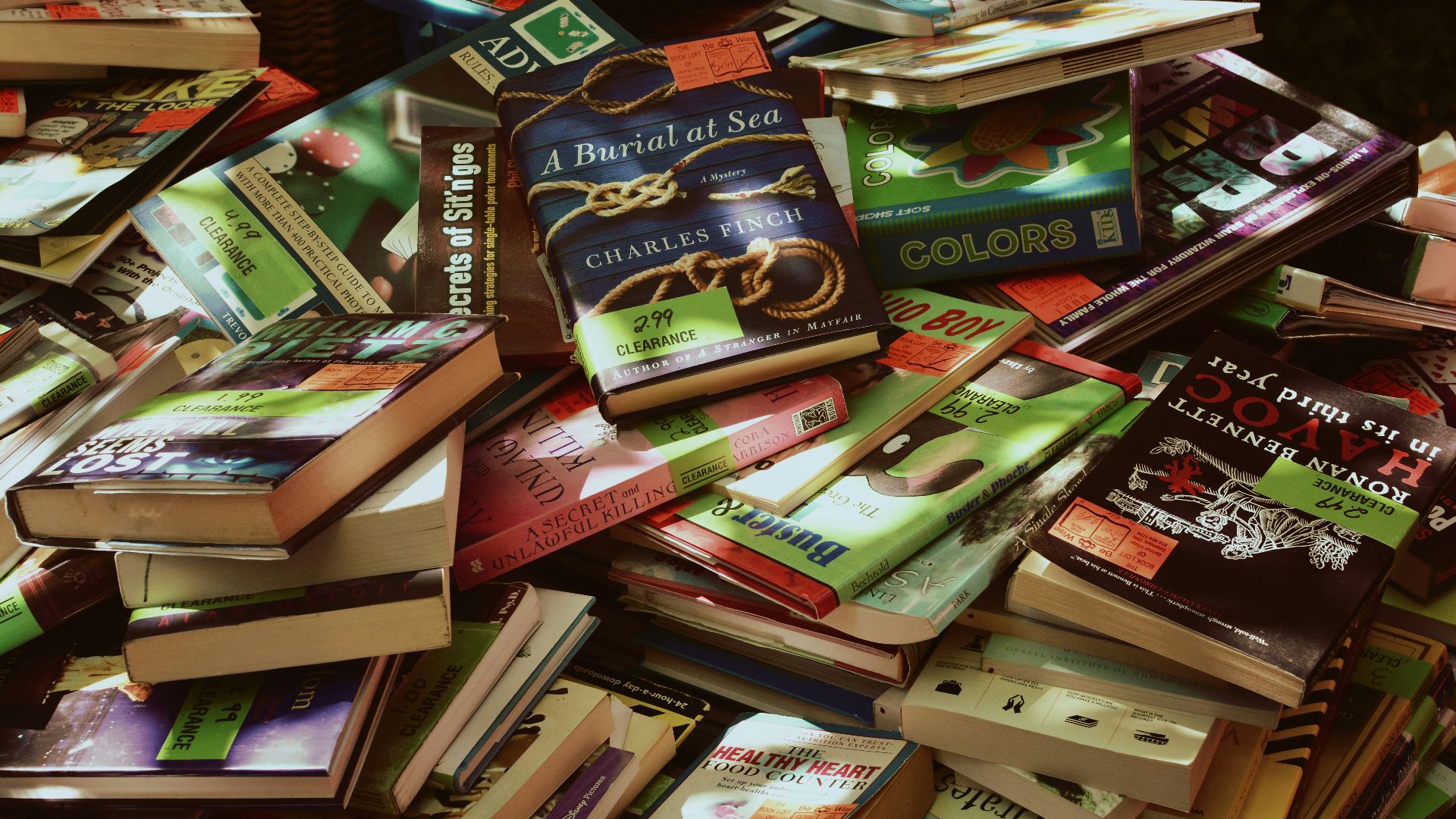 assorted-title book lot