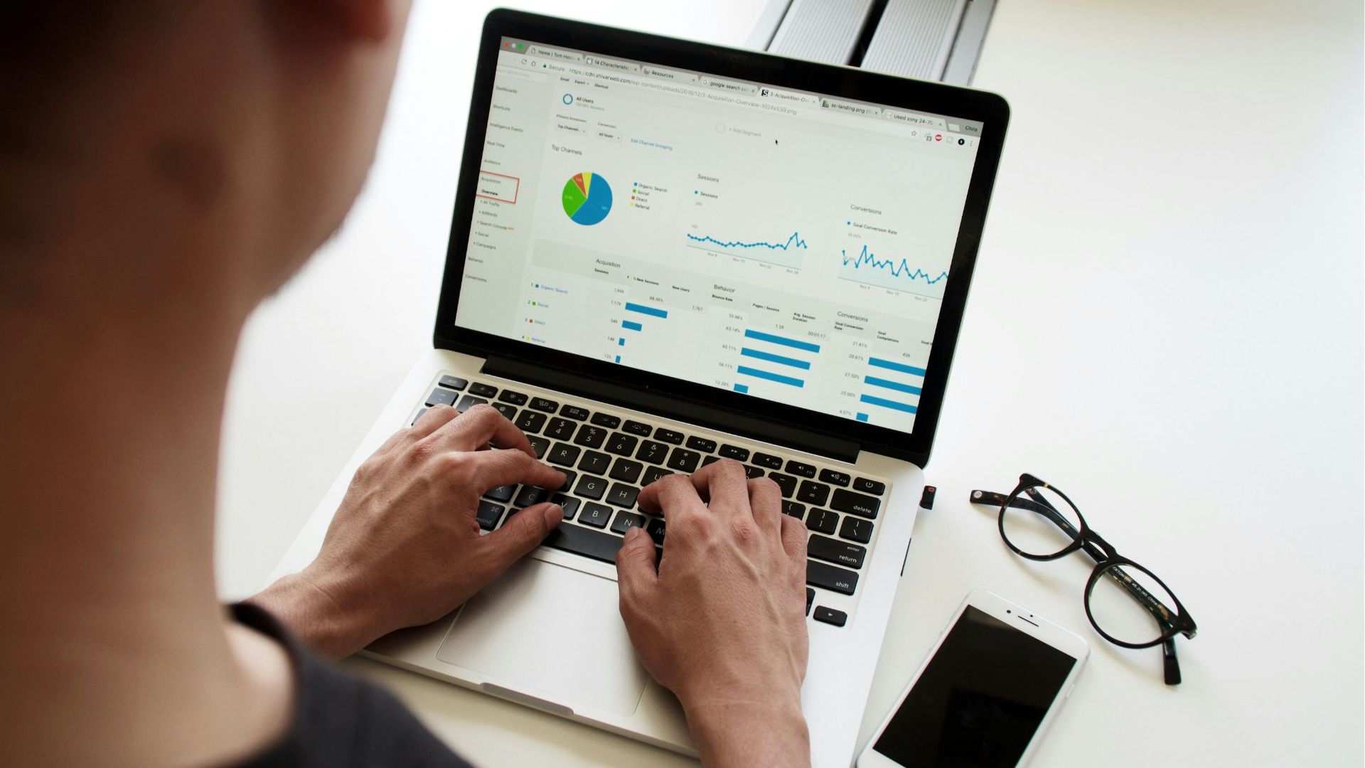 person using MacBook Pro