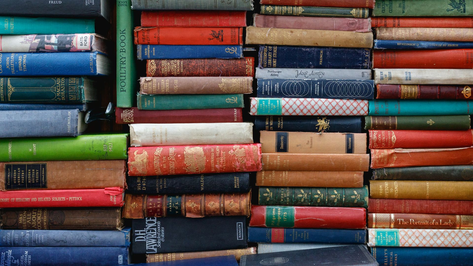 assorted title book lot