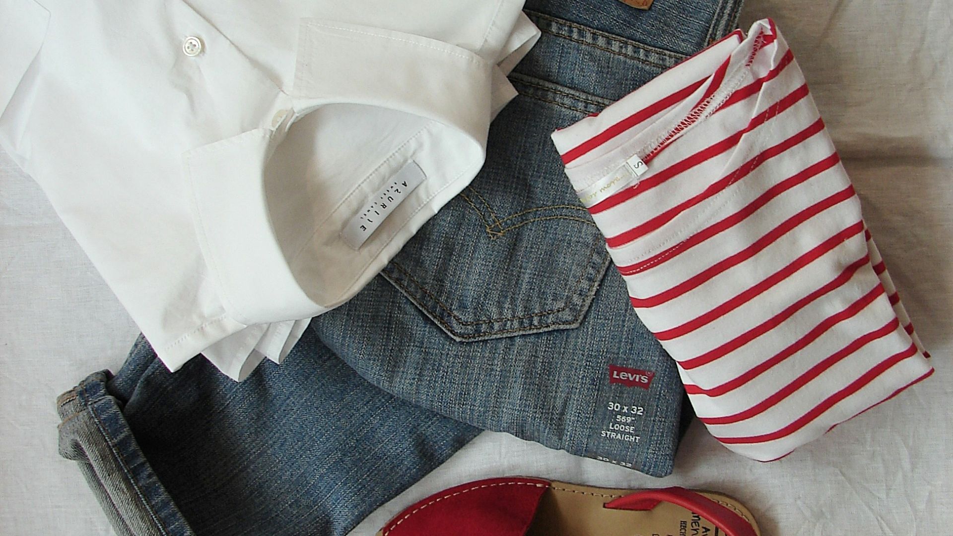 women's assorted clothes