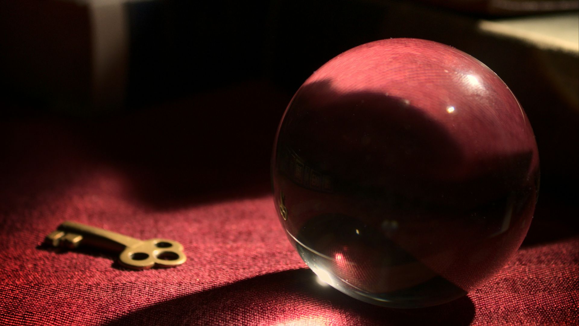 red heart ornament on pink textile