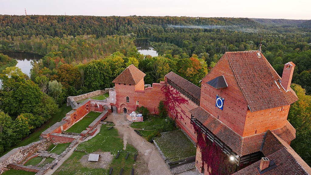 1024Px-Top Floor View, Turaida Castle, Latvia
