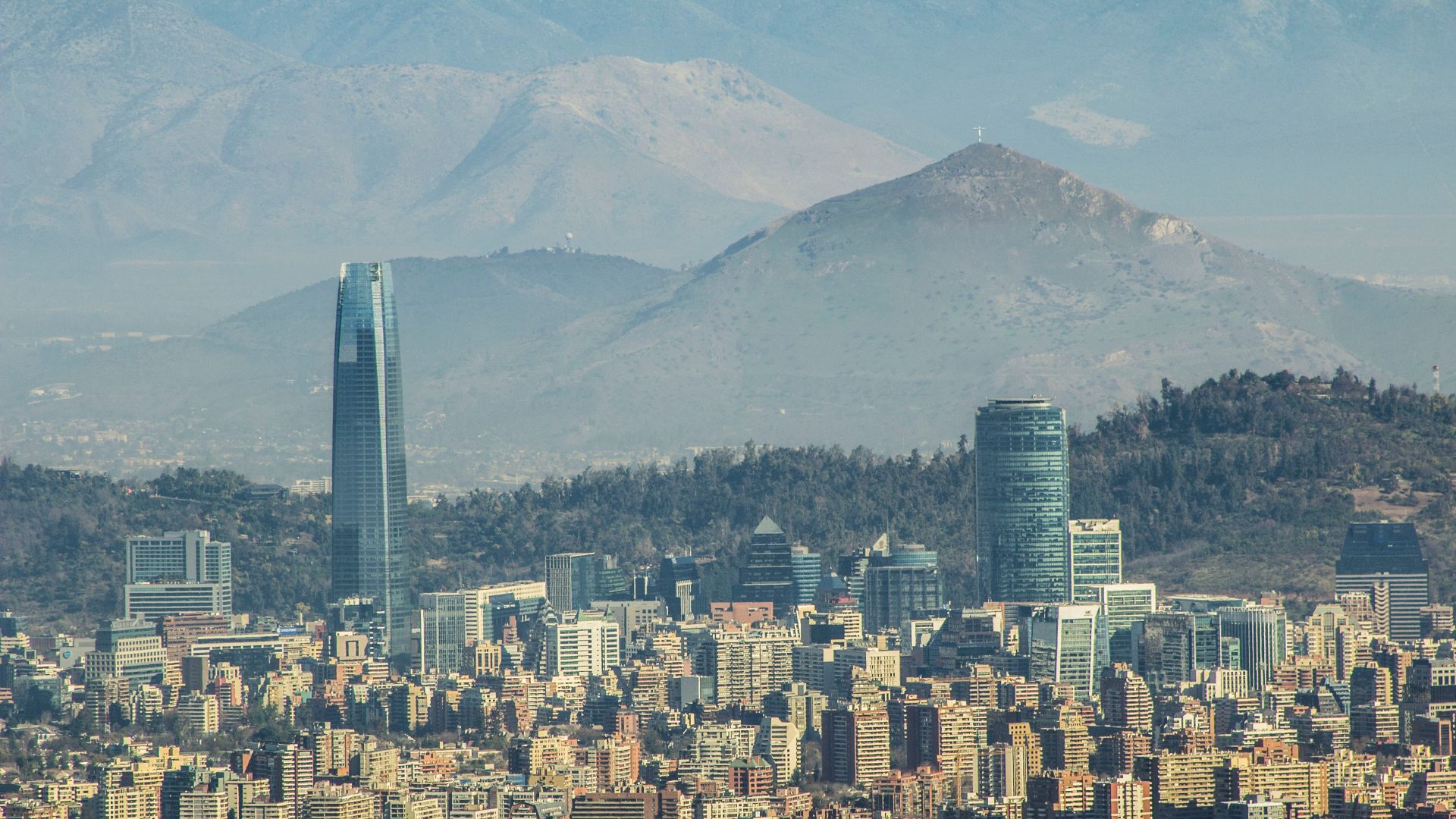 aerial photo of city