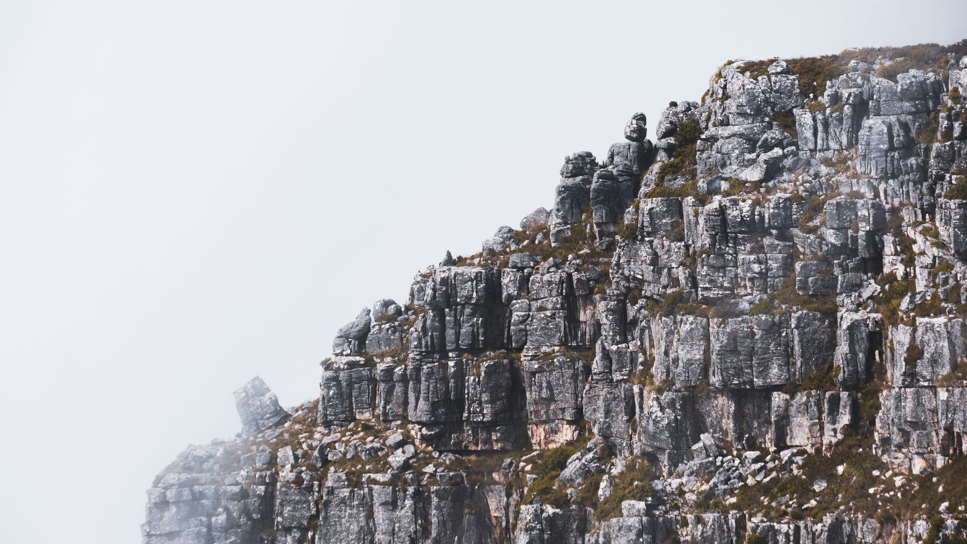 a large rocky mountain