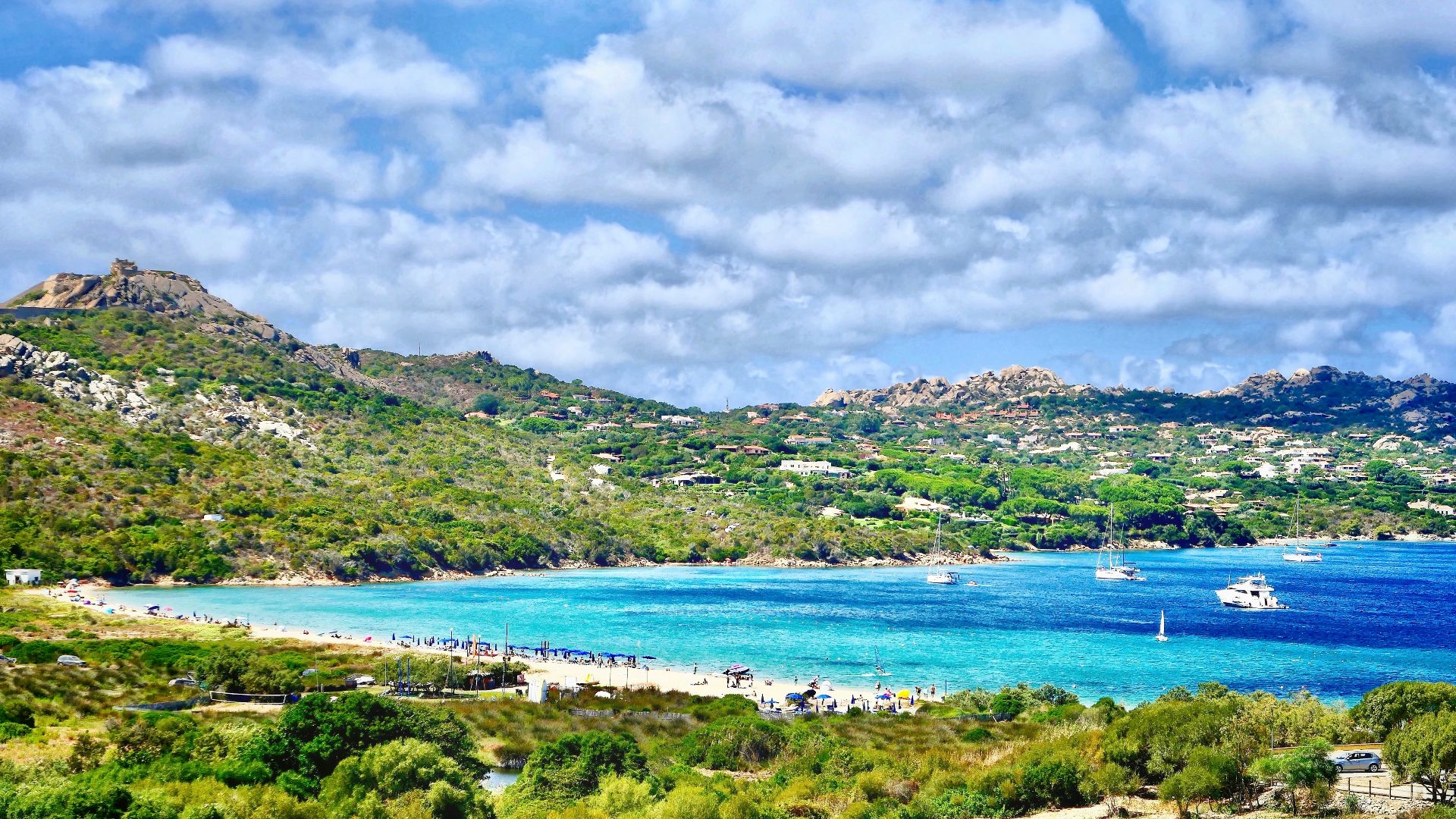 green grass field near body of water under white clouds during daytime