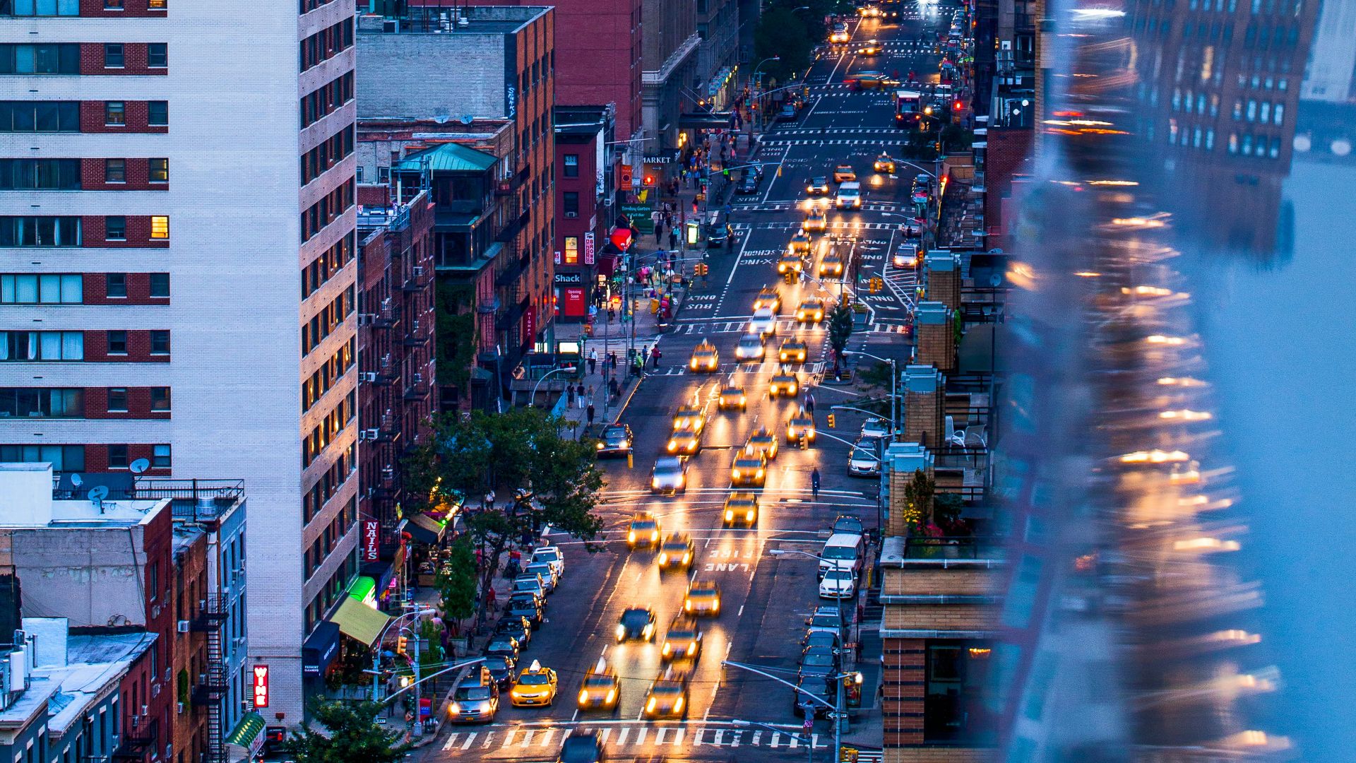 city building during night