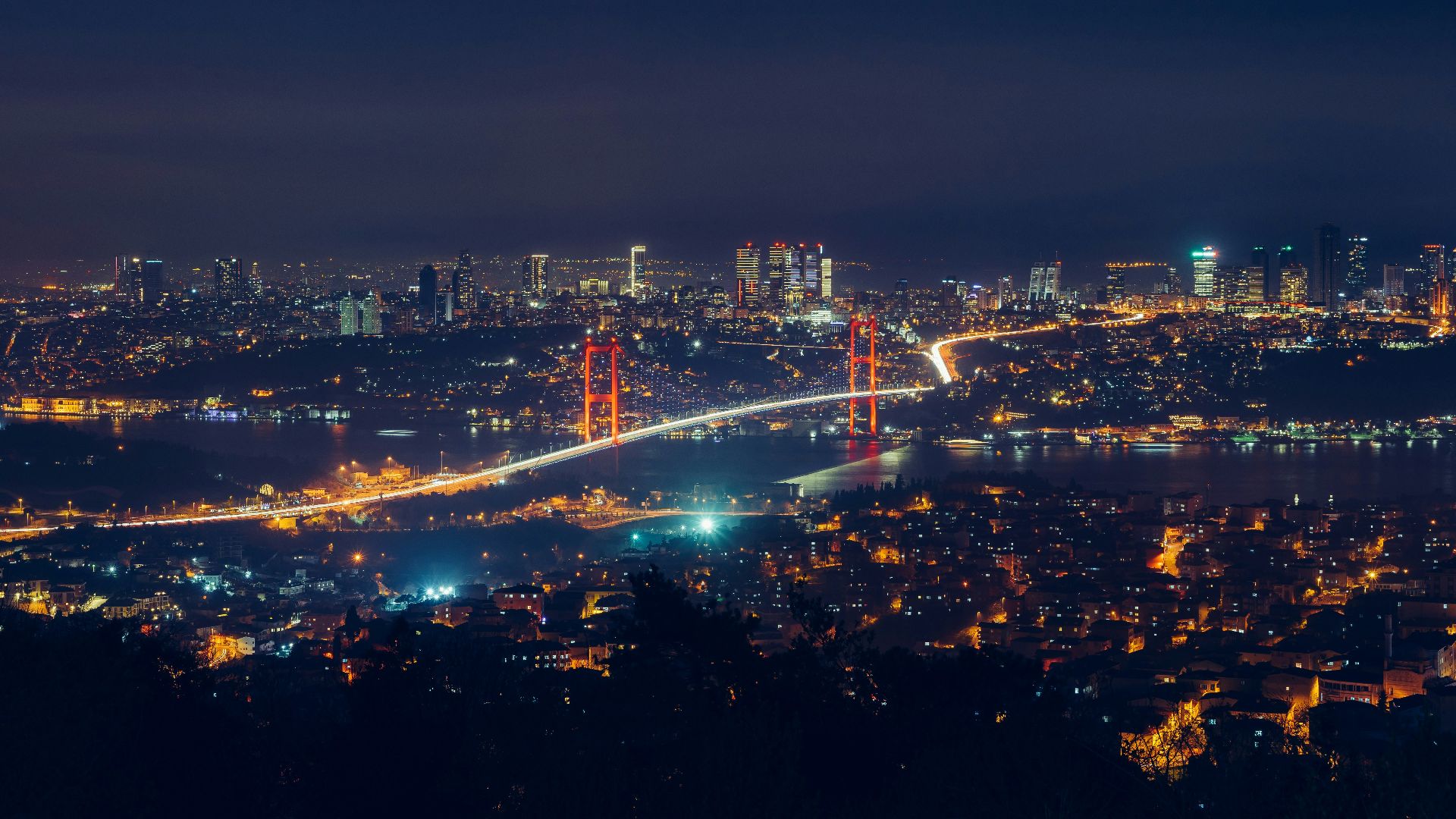 top view photography of lighted city
