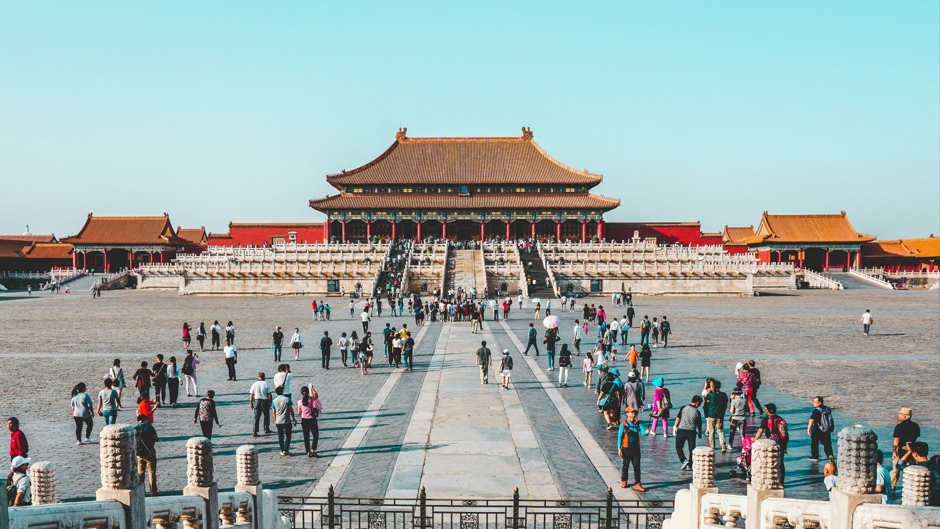 people at Forbidden City in China during daytime
