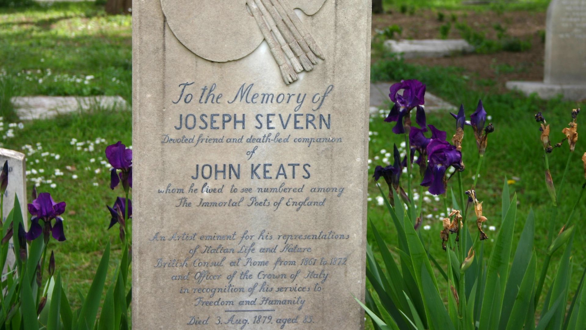 File:9063 - Roma - Cimitero acattolico - Tomba Joseph Severn (1793-1879) - Foto Giovanni Dall'Orto, 31-March-2008.jpg