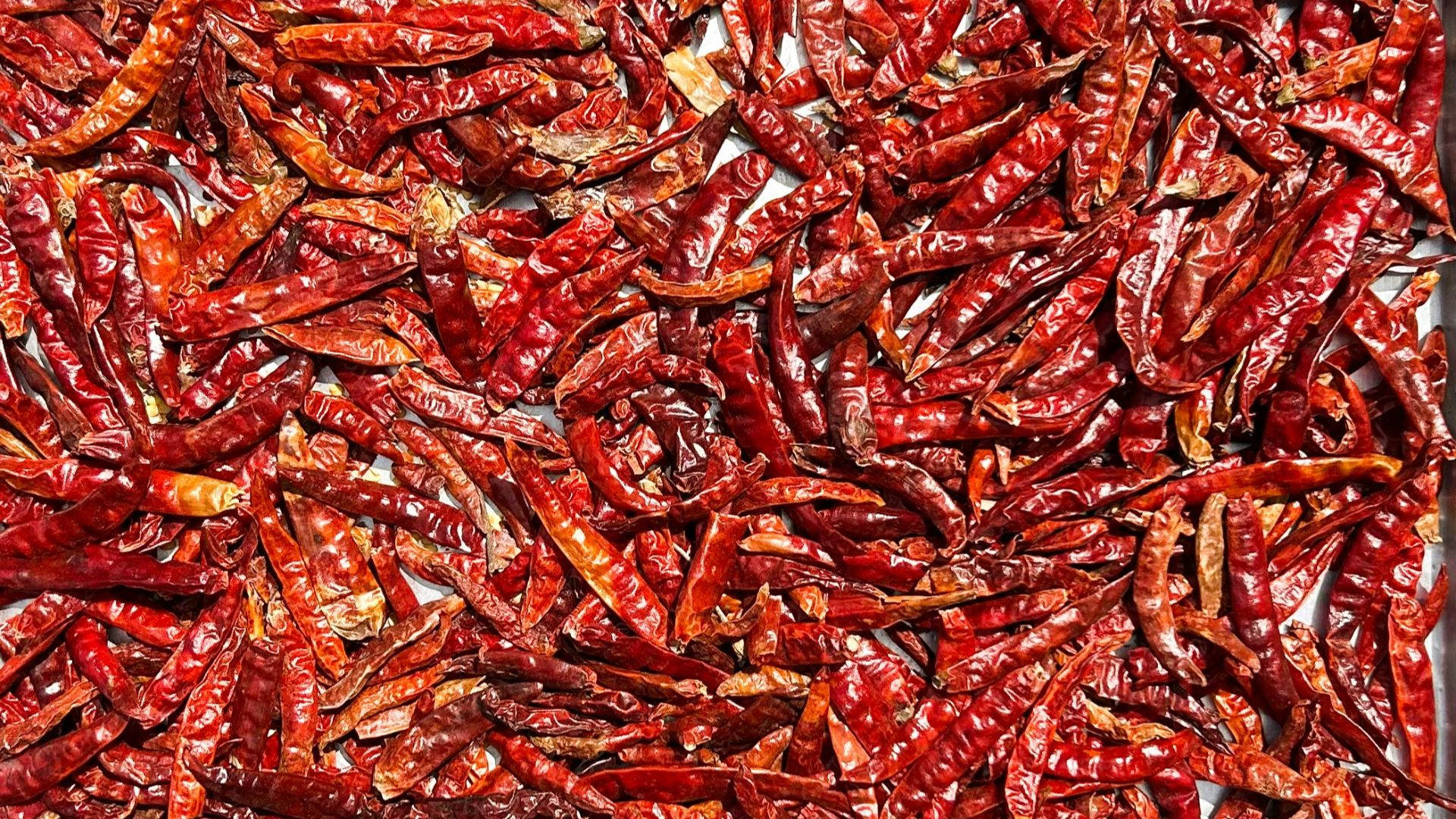 a pile of red spaghetti