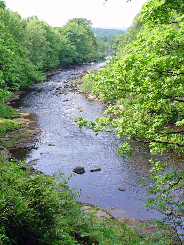 River Wharfe Above The Strid - Geograph.org.uk - 823796