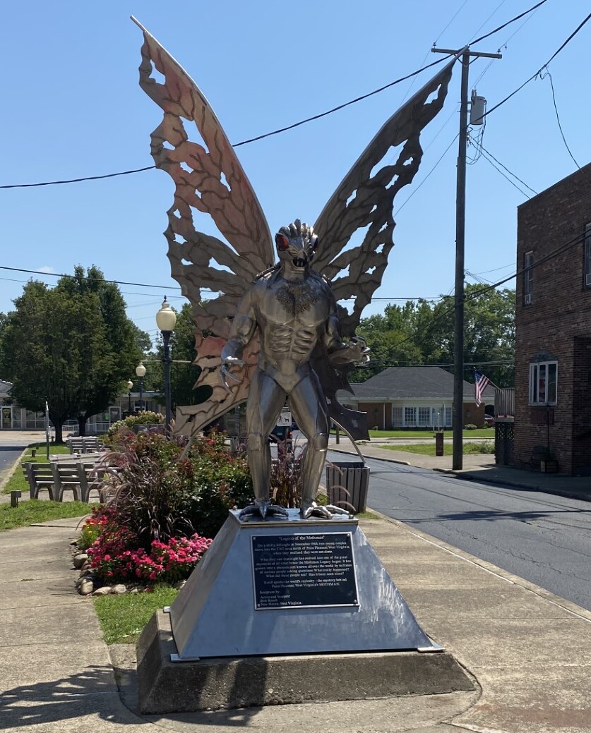 Mothman Statue (Cropped)