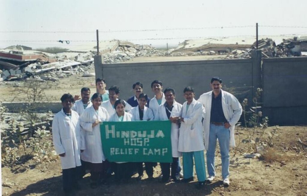 Hinduja Hospital's Medical Relief Camp At Bhuj After The 2001 Gujarat Earthquakes
