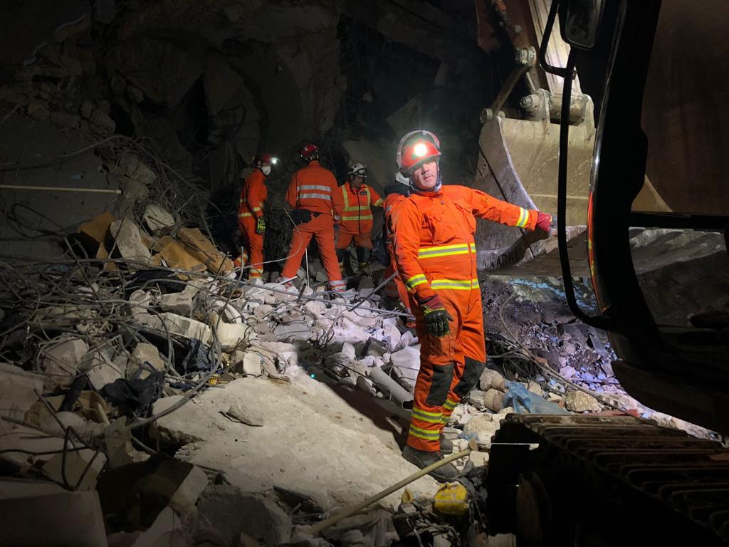 Members Of The Uk's International Search & Rescue Team At Work In Hatay, Turkey, Looking For Survivors Of The Devastating Earthquakes - 52677900700