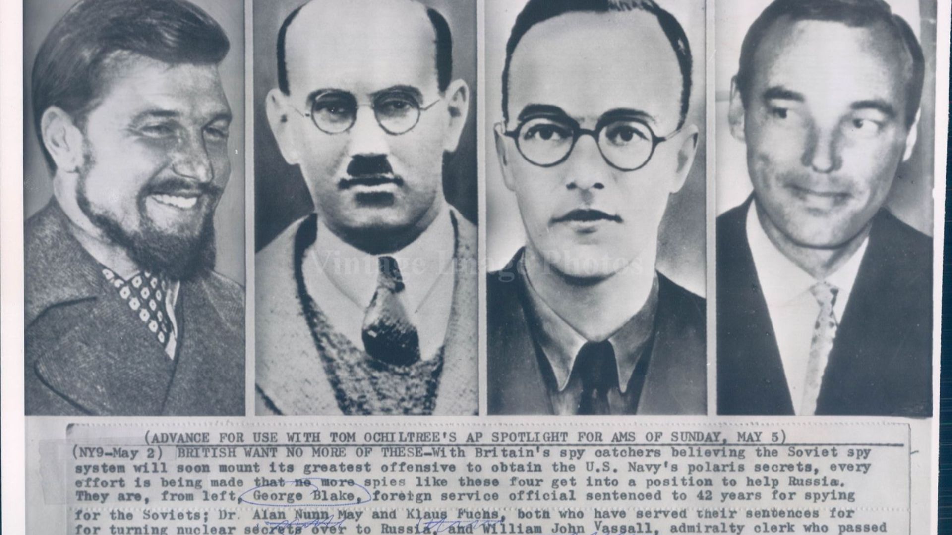 File:George Blake, Alan Nunn, Klaus Fuchs, John Vassall 1963.jpg